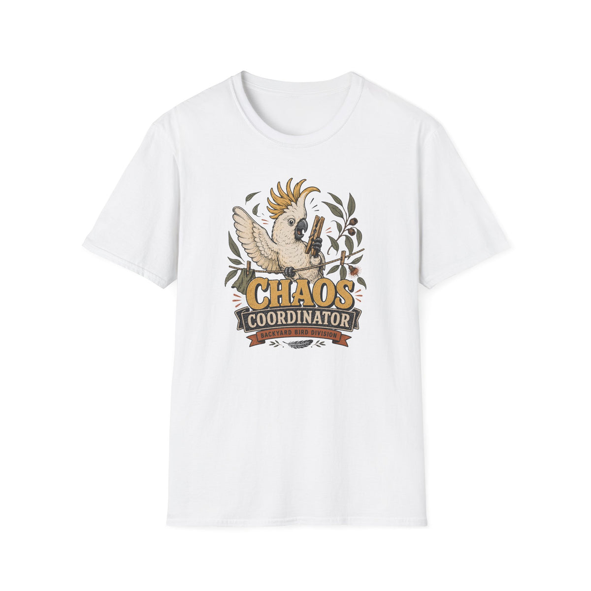 Chaos Coordinator Cockatoo T-shirt