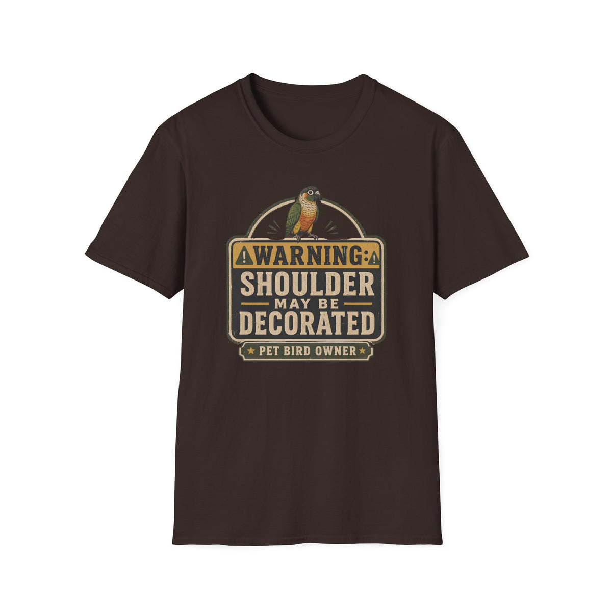 Warning Decoration Conure T-shirt