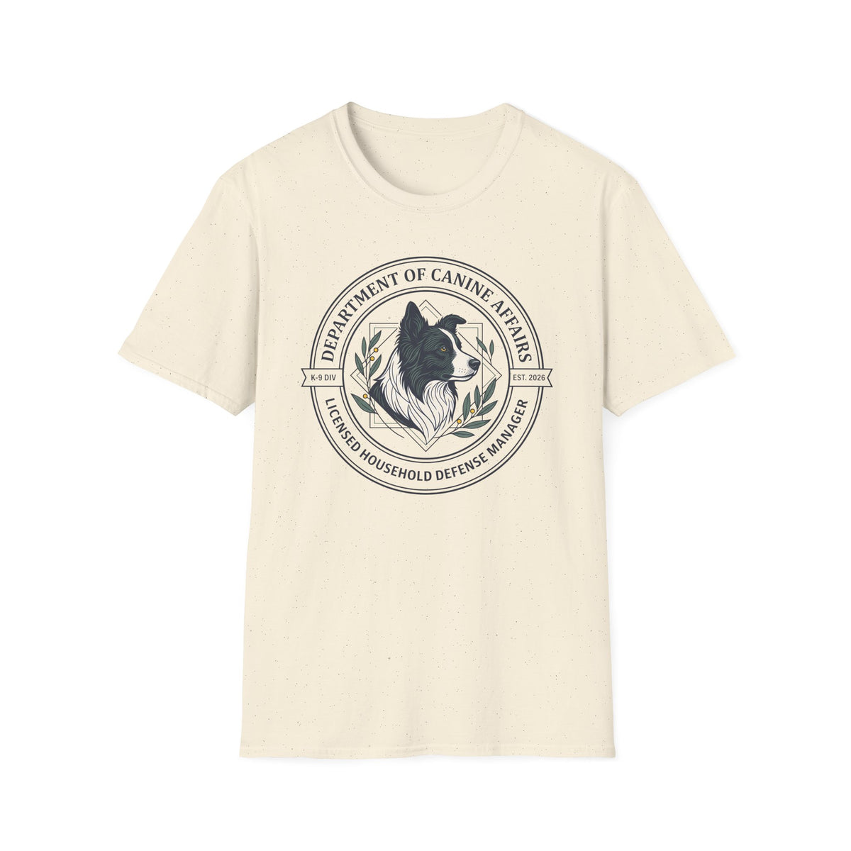 Border Collie K9 Department T-shirt