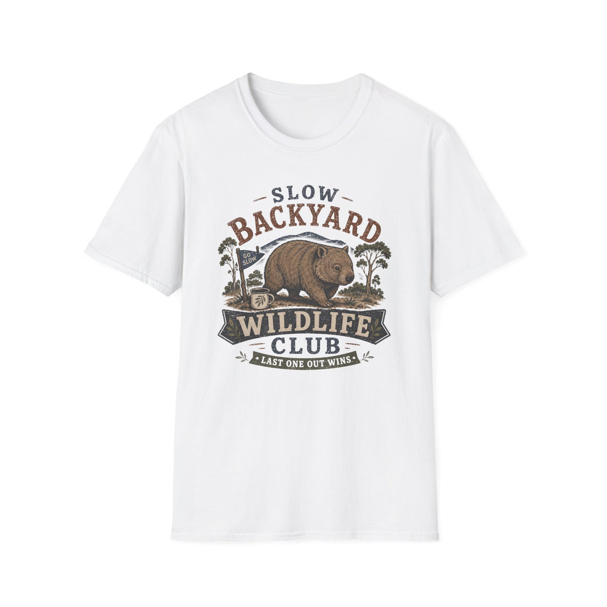 Slow Backyard Wombat T-shirt