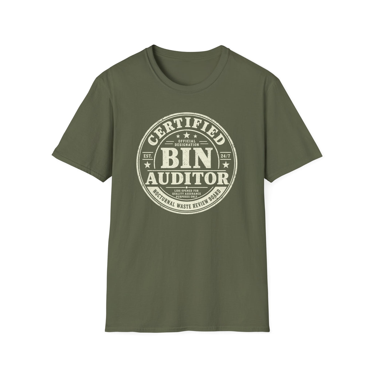 Certified Bin Auditor T-shirt