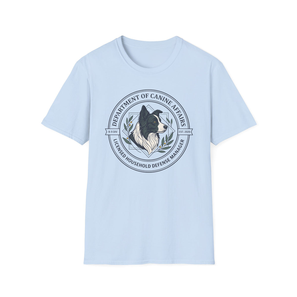 Border Collie K9 Department T-shirt