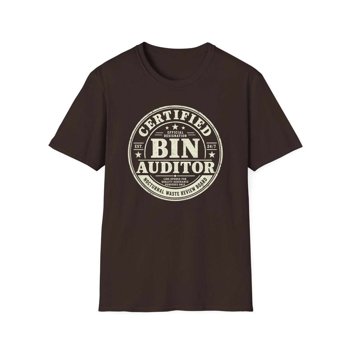 Certified Bin Auditor T-shirt