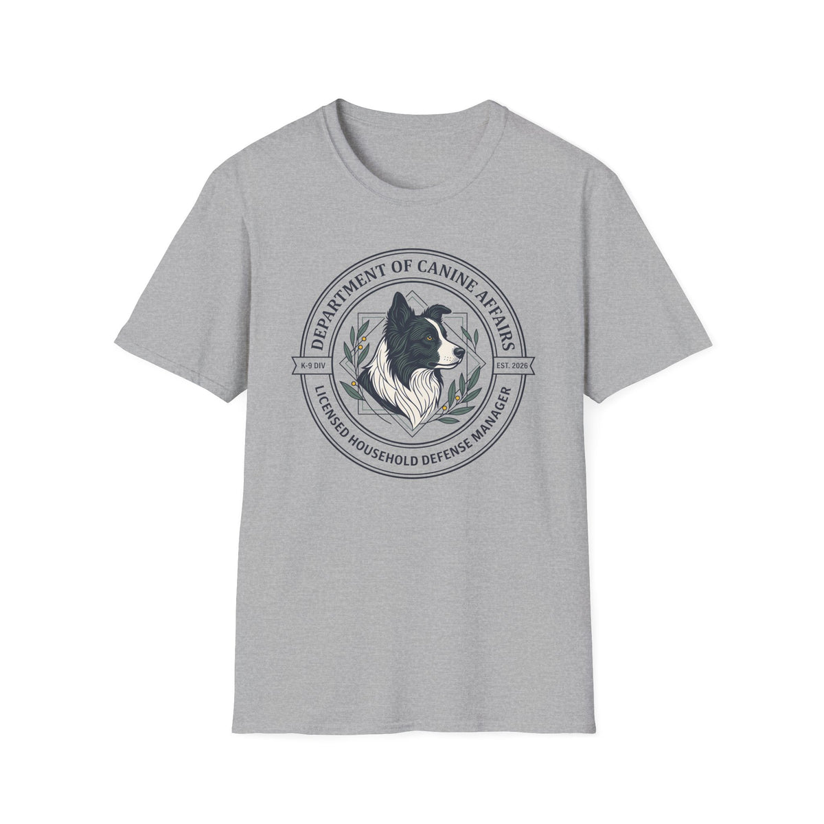 Border Collie K9 Department T-shirt