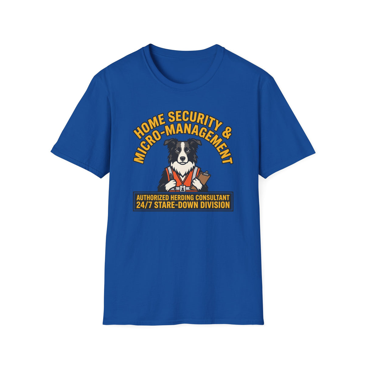 Home Security Border Collie T-shirt