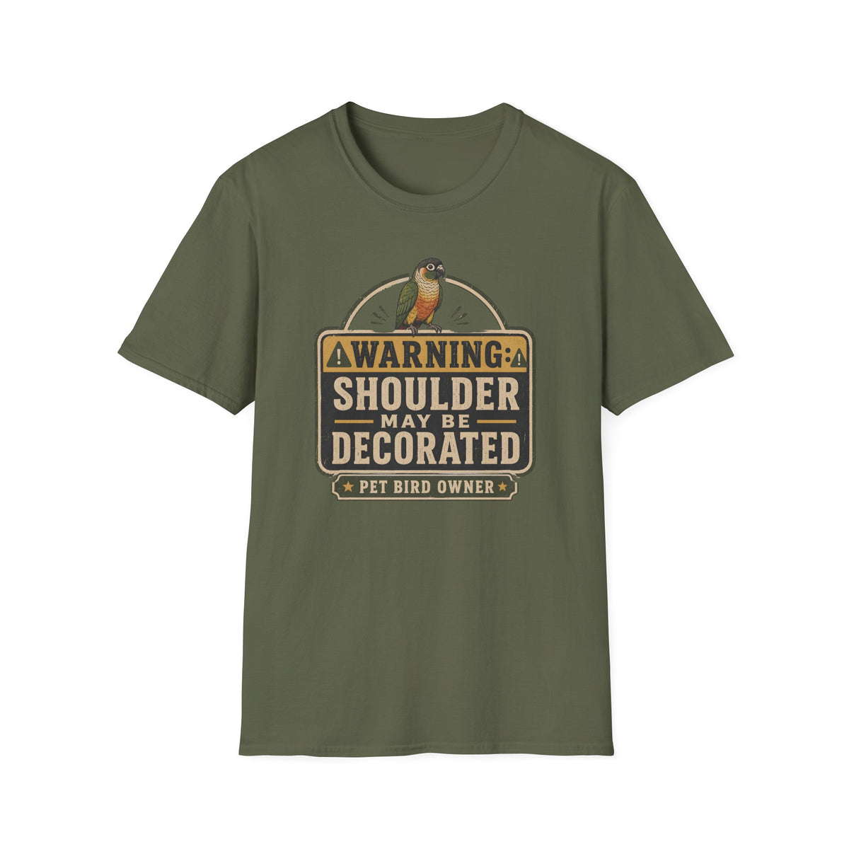 Warning Decoration Conure T-shirt