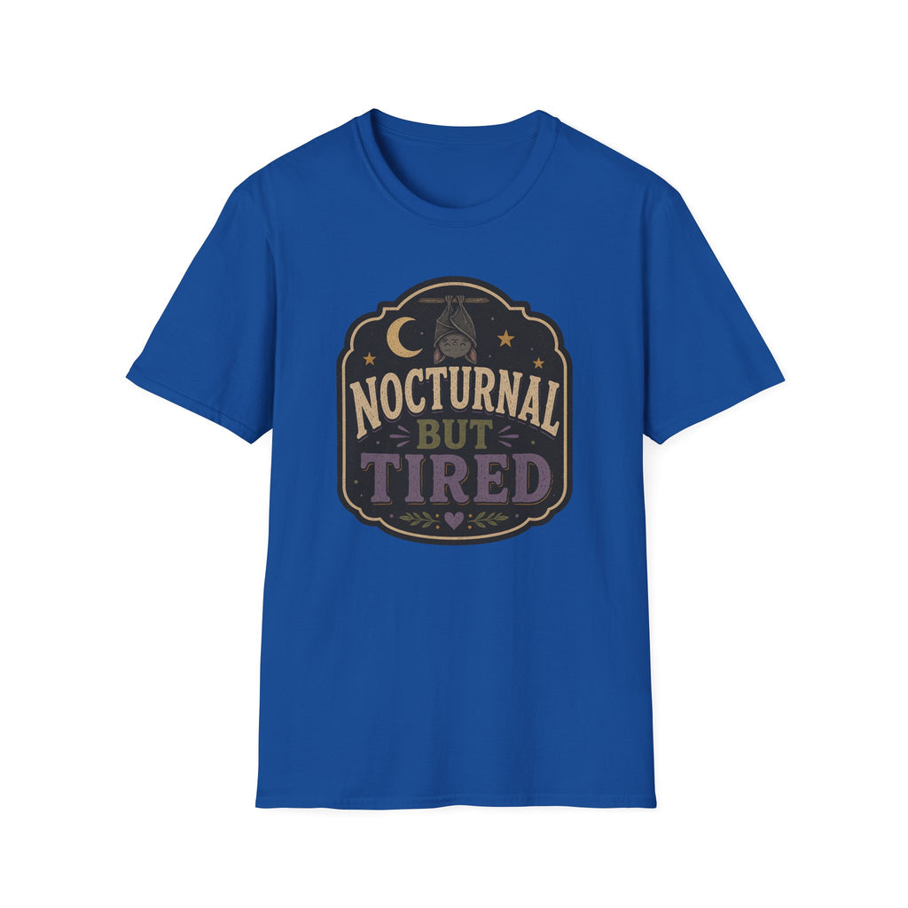 Nocturnal Bat Tired T-Shirt