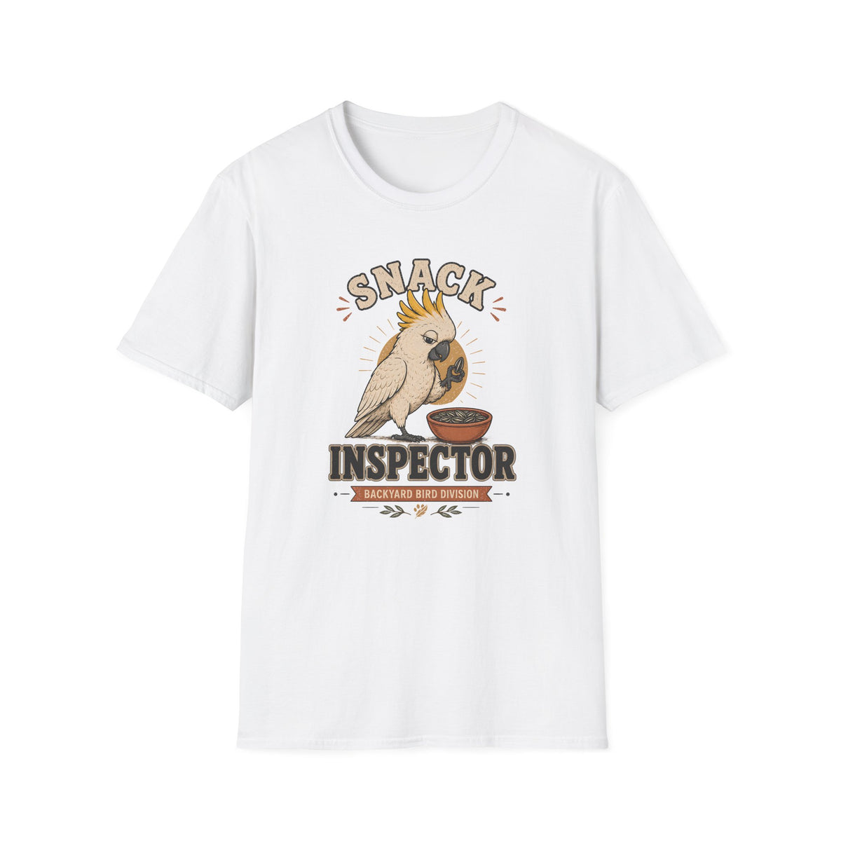 Snack Inspector Cockatoo T-shirt