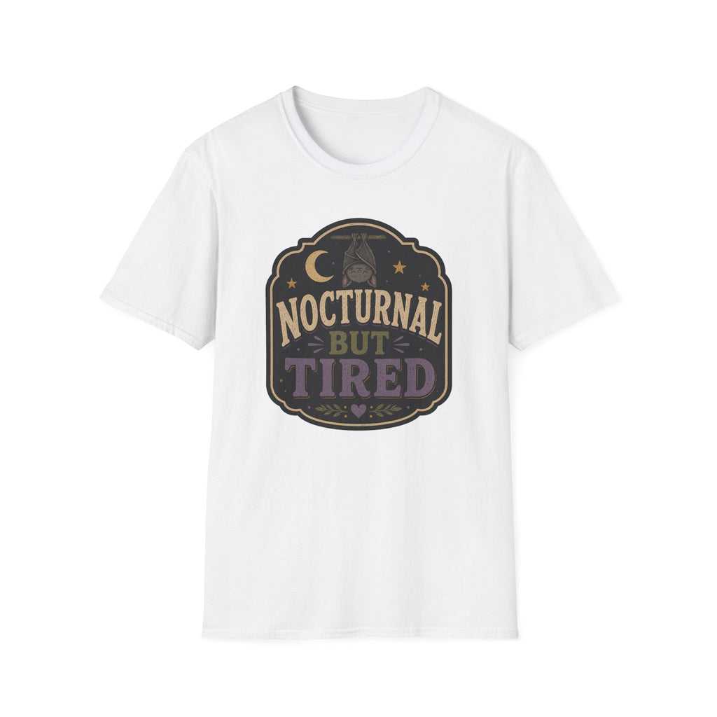 Nocturnal Bat Tired T-Shirt