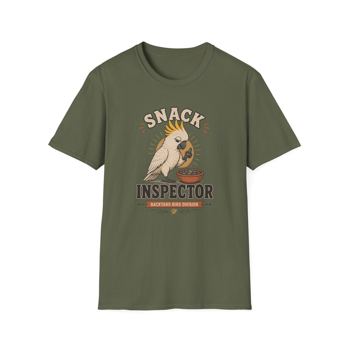 Snack Inspector Cockatoo T-shirt