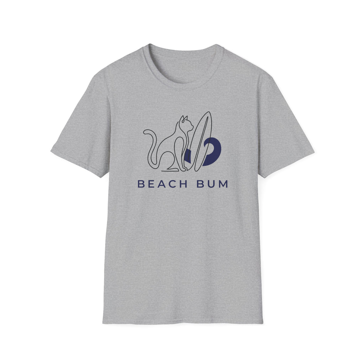 Beach Bum Cat T-shirt