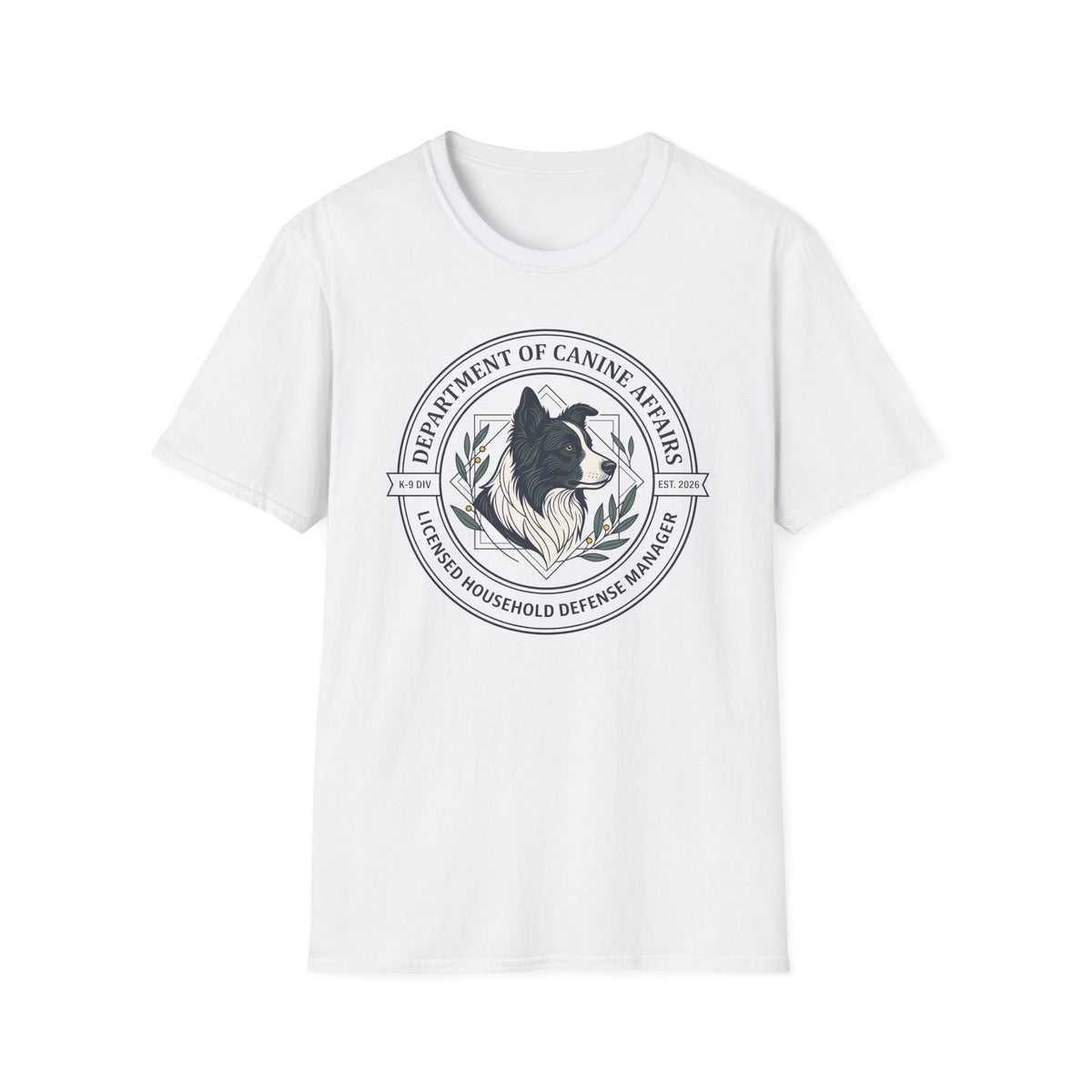 Border Collie K9 Department T-shirt