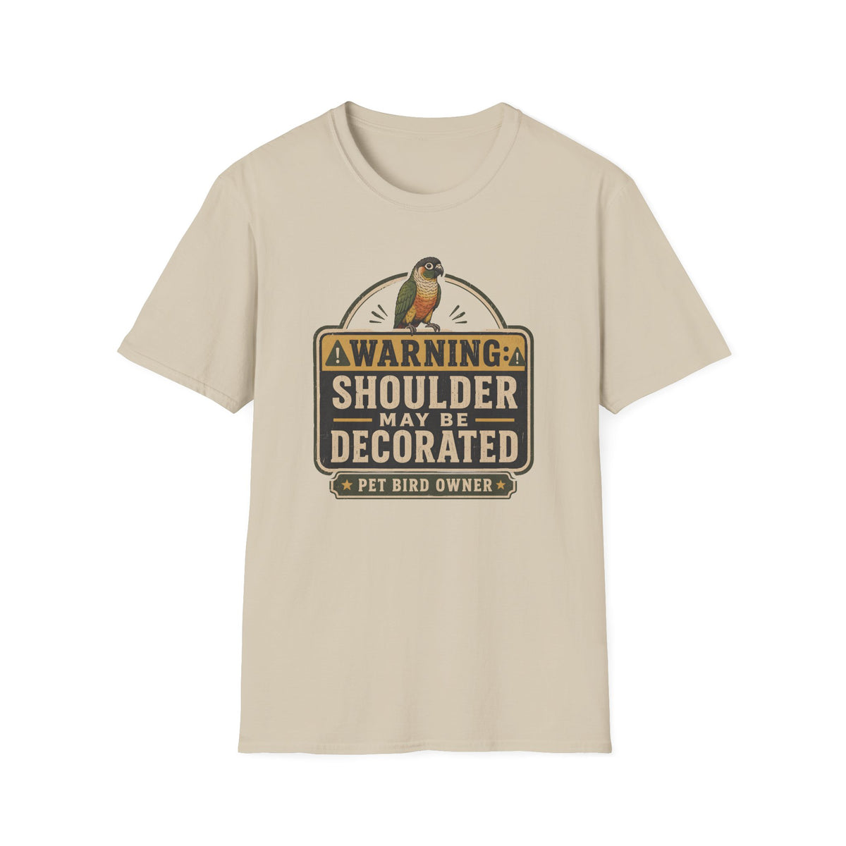 Warning Decoration Conure T-shirt