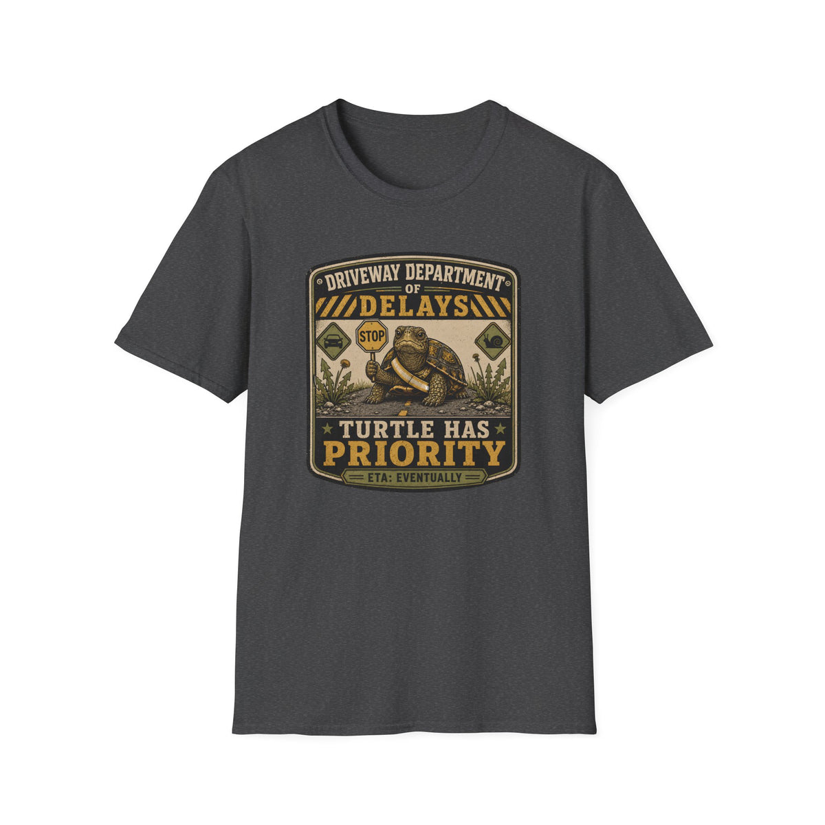 Driveway Delays Turtle T-shirt