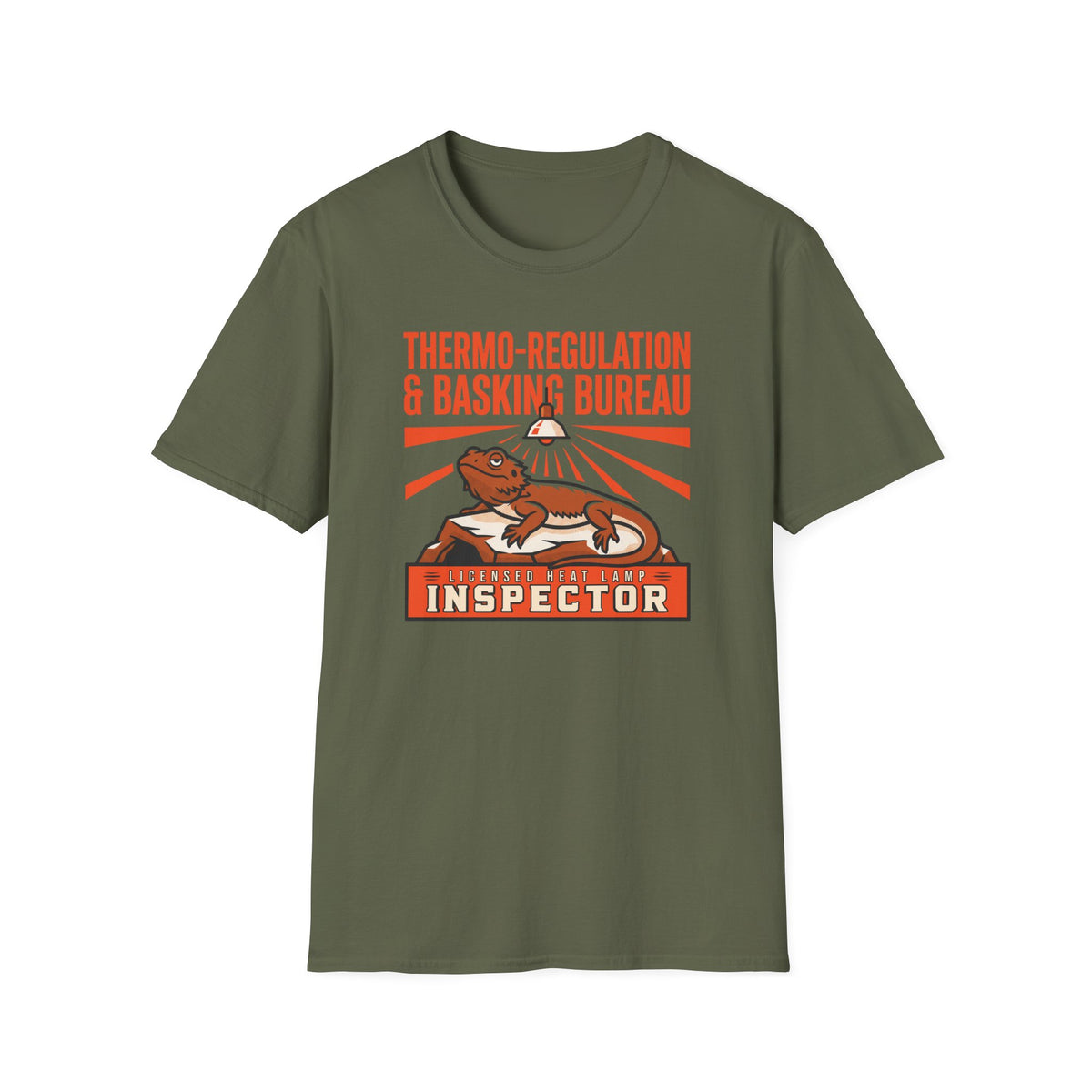 Basking Bureau Bearded Dragon T-shirt