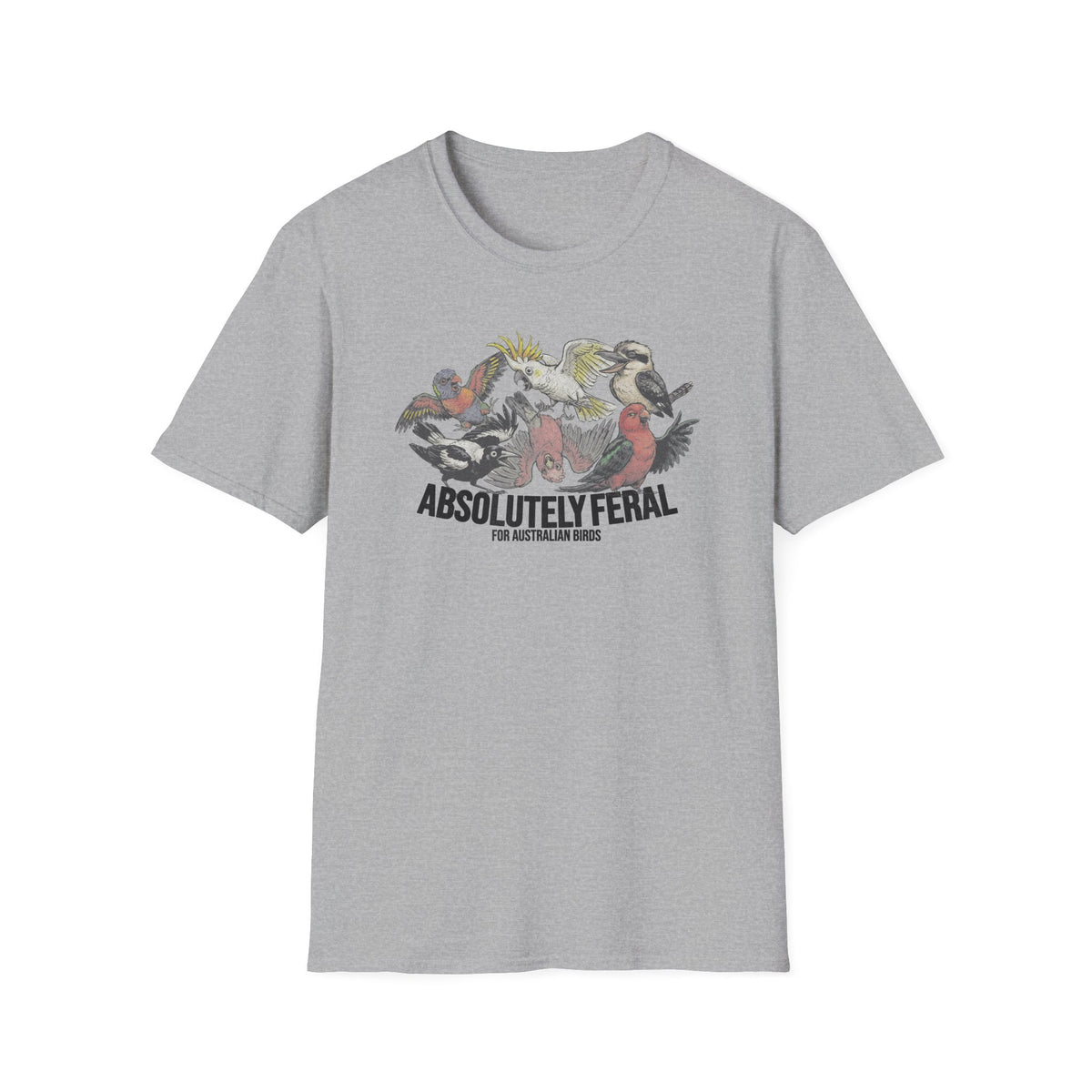 Absolutely Feral Bird Graphic T-Shirt