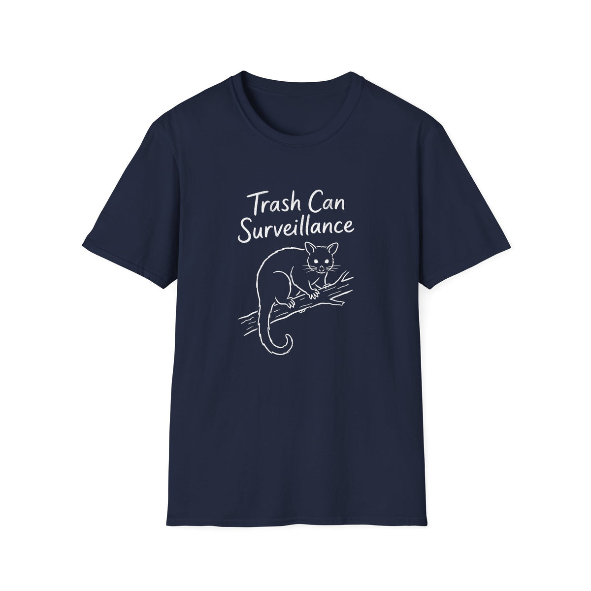 Trashcan Surveillance Possum T-shirt