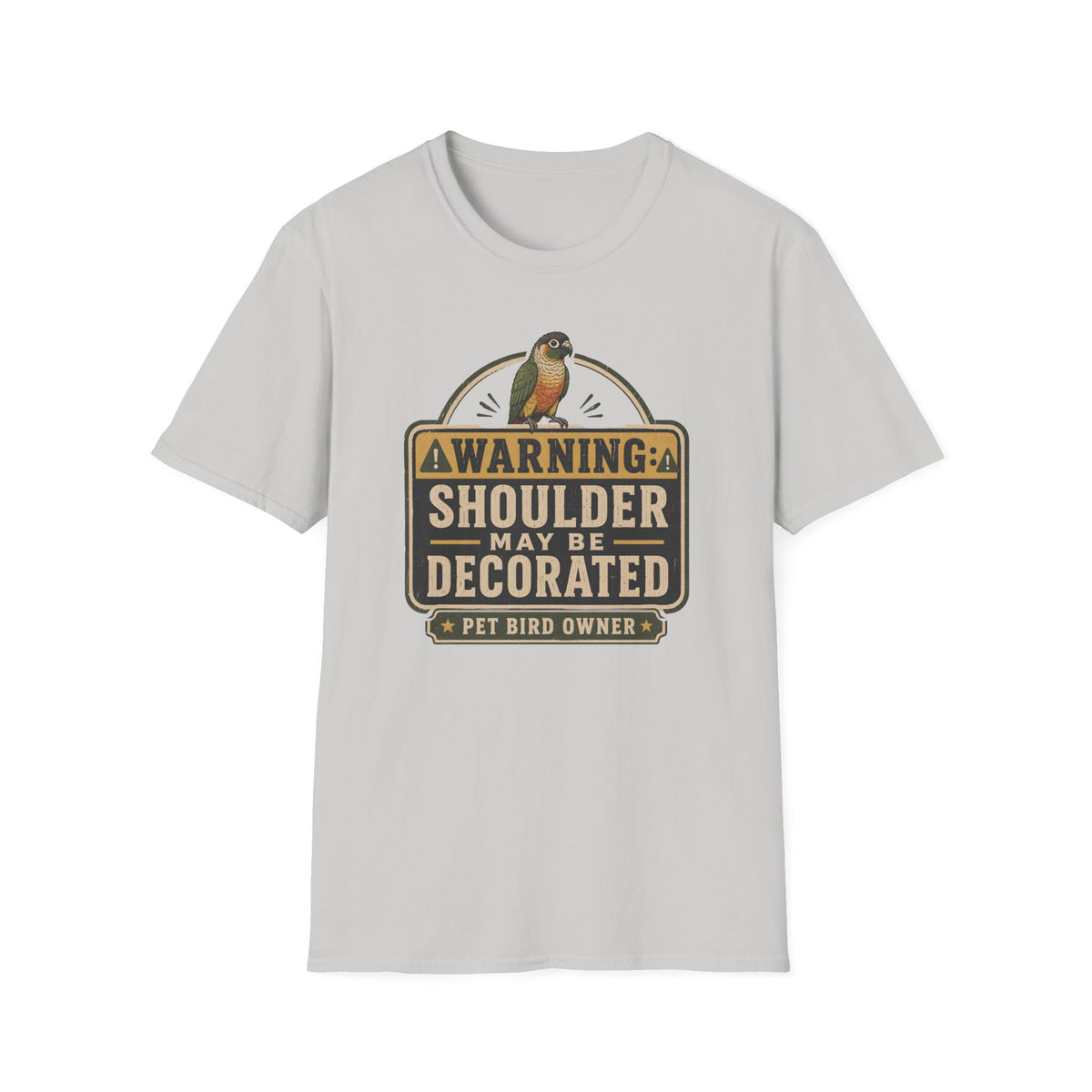 Warning Decoration Conure T-shirt