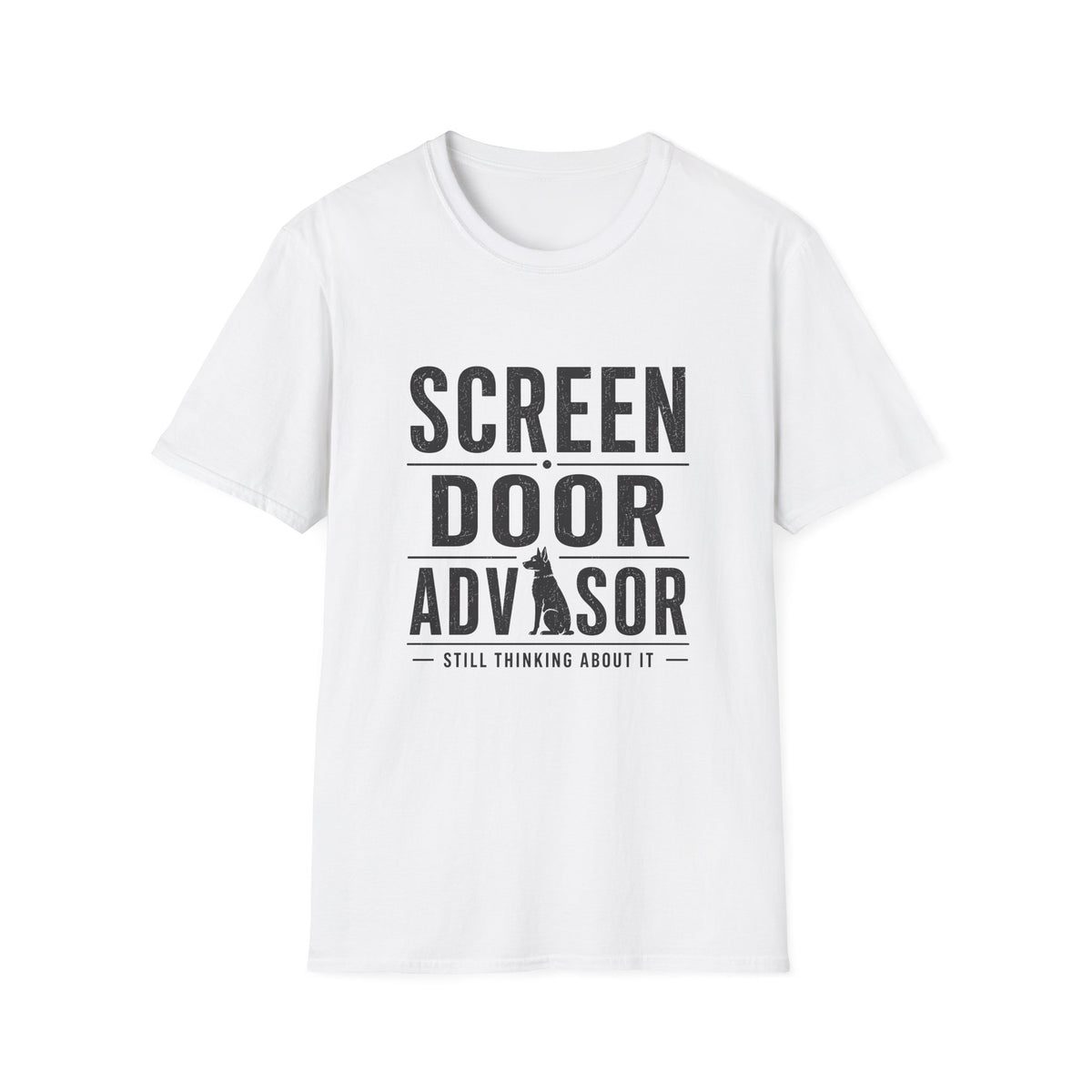 Screen Door Advisor Dog T-shirt