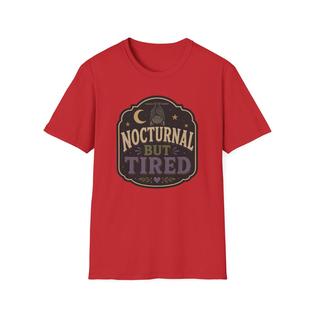Nocturnal Bat Tired T-Shirt